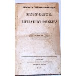 WISZNIEWSKI - HISTORYA LITERATURY POLSKIEJ t. 1-10 w 9 wol. [komplet]