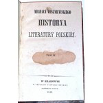 WISZNIEWSKI - HISTORYA LITERATURY POLSKIEJ t. 1-10 w 9 wol. [komplet]