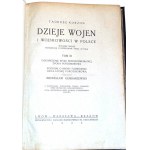 KORZON - DZIEJE WOJEN I WOJSKOWOŚCI W POLSCE t.1-3 [komplet w 3 wol.] skóra