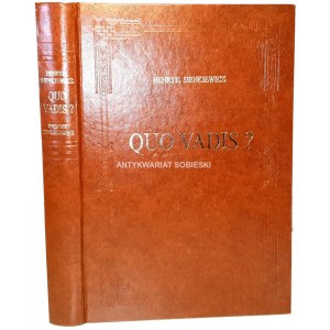 SIENKIEWICZ - QUO VADIS edycja bibliofilska