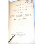 JUNOSZA- ŻYWOTA I SPRAW IMĆ PANA SYMCHY BORUCHA KALTKUGLA wyd. 1895