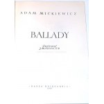 MICKIEWICZ - BALLADY wyd. 1955r. ilustracje SZANCER