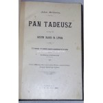 MICKIEWICZ- PAN MICHAEL veröffentlicht 1898 mit 12 Karikaturen und 12 Zeichnungen von Kazimierz Alchimowicz.