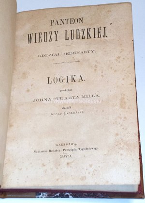 MILL - LOGIKA wyd.1 z 1879