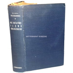 SKŁADKOWSKI - NICHT DAS LETZTE WORT DES ANGEKLAGTEN 1964.