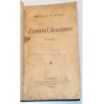 REYMONT - ZIEMIA OBIECANA Bd. 1-2 [komplett in 2 Bänden] 1. Auflage von 1899