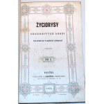 WÓJCICKI - ŻYCIORYSY ZNAKOMITYCH LUDZI. t.1-2 [komplet w 2 wol.] wyd. 1850-1