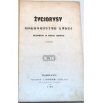 WÓJCICKI - ŻYCIORYSY ZNAKOMITYCH LUDZI. t.1-2 [vollständig in 2 Bänden] wyd. 1850-1