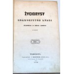 WÓJCICKI - ŻYCIORYSY ZNAKOMITYCH LUDZI. t.1-2 [komplet ve 2 svazcích] vyd. 1850-1