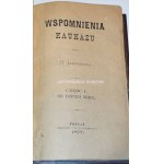 JAWORSKI- WSPOMNIENIA KAUKAZU sv. 1-3 [komplet v 1 svazku] vyd. 1877