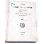 MICKIEWICZ - PAN TADEUSZ Paris 1844.