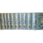 BIBLIOTEKA PISARZY POLSKICH KAROLA MIARKI. KONDRATOWICZ, KRASIŃSKI, SŁOWACKI - WORKS 10 vols. art nouveau bindings