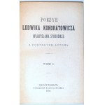 BIBLIOTEKA PISARZY POLSKICH KAROLA MIARKI. KONDRATOWICZ, KRASIŃSKI, SŁOWACKI - WORKS 10 vols. art nouveau bindings