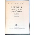 POTOCKI - RĘKOPIS ZNALEZIONY W SARAGOSSIE t.1-3 [komplet w 1 wol.] wyd. 1950r. ilustrował Antoni Uniechowski