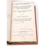 JUNDZIŁŁ - OPISANIE ROŚLIN W LITWIE, NA WOŁYNIU, PODOLU I UKRAINIE Wilno 1830