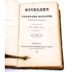 DICKENS- NICKLEBY CZYLI PANORAMA RUCHOMA SPOŁECZEŃSTWA ANGIELSKIEGO T. I-II wyd. 1