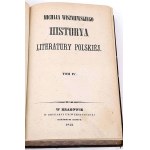 WISZNIEWSKI - HISTORYA LITERATURY POLSKIEJ 1842 t. 4