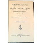 GĄSIOROWSKI - PAMIĘTNIKI WOJSKOWE J. GRABOWSKIEGO oficera sztabu cesarza Napoleona I wyd. 1905r.