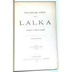 PRUS- LALKA T. 1-3 [komplet], wyd.1 Warszawa 1890