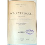 ZAŁĘSKI- O MASONII W POLSCE wyd. 1908