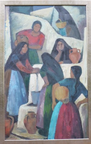 Josef MEHRLE [1913-2003], Hiszpańskie kobiety przy studni