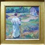 Erich DUMMER (1889 - 1929), Painter at the easel