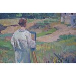 Erich DUMMER (1889 - 1929), Painter at the easel