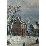 Nierozpoznany malarz [XIX], Zabawa na lodzie