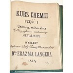 LANGER - KURS CHEMII : CHEMIJA MINERALNA PODŁUG SYSTEMU UNITARNEGO : WYKŁADY cz.1-2