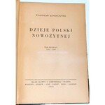 KONOPCZYŃSKI- DZIEJE POLSKI NOWOŻYTNEJ t.1-2 (komplet) wyd.1936