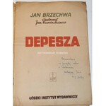BRZECHWA-  DEPESZA ilustracje SZANCER wyd. 1946