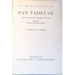 MICKIEWICZ- PAN TADEUSZ z illustracjami E. M. Andriollego OPRAWA Stan BDB
