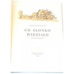 KONOPNICKA- CO SŁONKO WIDZIAŁO Wybór wierszy