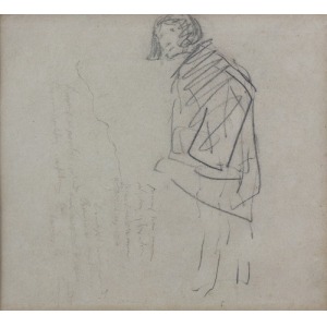 Jacek MALCZEWSKI (1854-1929), Szkic postaci kobiety [ok. 1880]