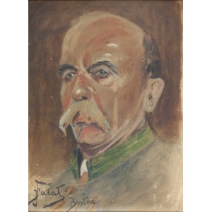 Julian FAŁAT (1853-1929), Portret mężczyzny