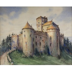 Julian FAŁAT (1853-1929), Zamek w Niedzicy, [1913]
