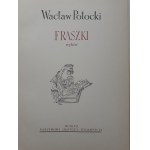 [BEREZOWSKA] POTOCKI Wacław FRASZKI Il. BEREZOWSKA Wydanie 1