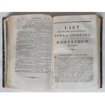 Nowy Testament Pana naszego Jezusa Chrystusa, Warszawa 1821 r.