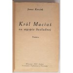 Korczak, Król Maciuś na wyspie bezludnej, 1923 r. I wydanie