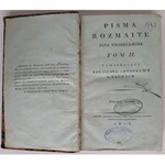 Śniadecki, Pisma rozmaite. Tom 1-4, Wilno 1818 - 1822 r.