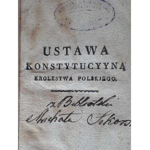 Ustawa Konstytucyyna Krolestwa Polskiego, 1815 r.