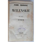 Pismo zbiorowe wileńskie na rok 1859