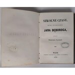 Syrokomla, Marcin Studzieński, Szkolne czasy, Wilno 1859 r. I wydania