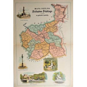 Bazewicz, Mapa ogólna Królestwa Polskiego, 1907 r.