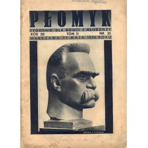 Płomyk z 11 maja 1936 r. w całości poświęcony pamięci Piłsudskiego.