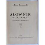 Trojanowski, Słownik włókienniczy, Łódź 1930 r.