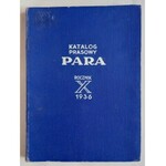 Katalog Prasowy PARA, Rocznik X, 1936 r.