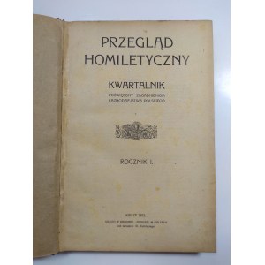 Przegląd Homiletyczny, Rocznik I, Kielce 1923 r.