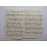 Handschriftlicher Brief von Haberlau, Mitinhaber einer Apotheke in Lublin, vom 25. Januar 1913.