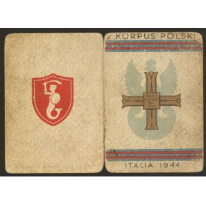 2 Korpus Polski 1945, Legitymacja Krzyża Pamiątkowego Monte Cassino